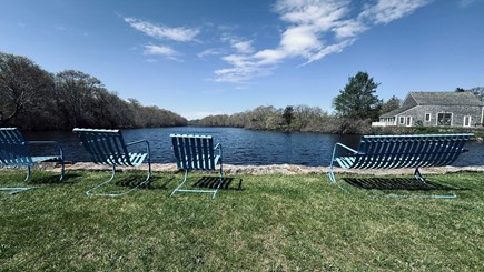 West Tisbury Martha's Vineyard vacation rental - Outdoor Seating with Views of Pond