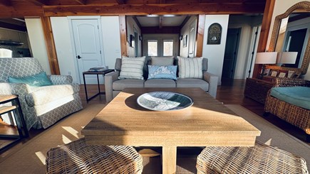 Chilmark Martha's Vineyard vacation rental - Living Room with Lots of Seating for Fun Gatherings