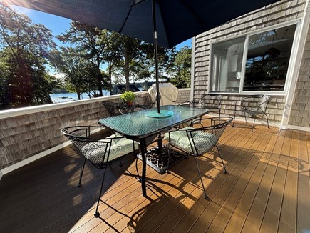 Oak Bluffs, Sengekontacket Pond Martha's Vineyard vacation rental - Private Deck with seating for 8
