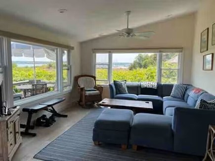 Vineyard Haven Martha's Vineyard vacation rental - Living room with a view