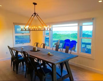 Vineyard Haven Martha's Vineyard vacation rental - Dining room with amazing views