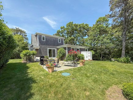 Edgartown Estates located betw Martha's Vineyard vacation rental - Backyard looking at house