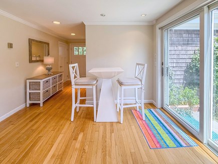 Edgartown Estates located betw Martha's Vineyard vacation rental - Breakfast table in kitchen