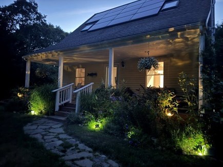 West Tisbury Martha's Vineyard vacation rental - Entrance at night