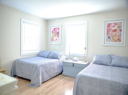 Edgartown Martha's Vineyard vacation rental - Lower level bedroom - two double beds