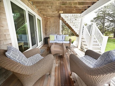 Edgartown Martha's Vineyard vacation rental - Lower level deck