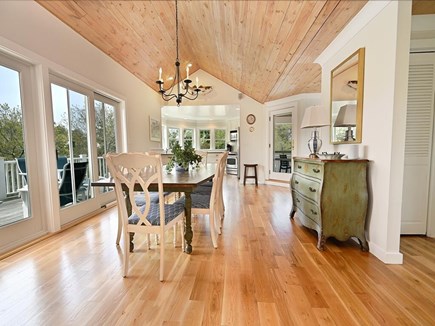 Edgartown Martha's Vineyard vacation rental - Dining area looking in to kitchen