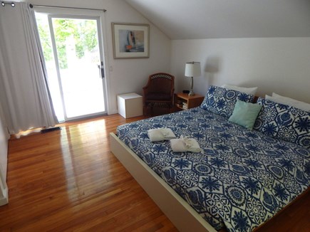 Chilmark Martha's Vineyard vacation rental - East wing master bedroom with king size bed
