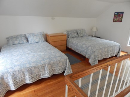 Chilmark Martha's Vineyard vacation rental - East wing upper loft with two queen beds