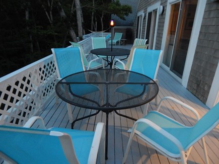 Chilmark Martha's Vineyard vacation rental - Upper West Wing Deck