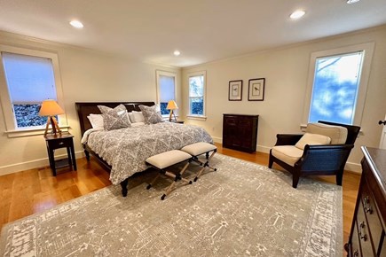 Oak Bluffs, Lagoon Escape Martha's Vineyard vacation rental - Primary with king bed