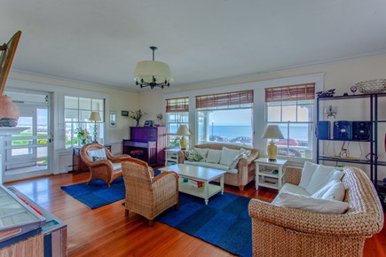 Oak Bluffs Martha's Vineyard vacation rental - Living room with ocean view