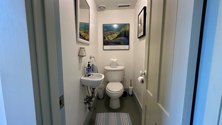West Tisbury, Martha's Vineyar Martha's Vineyard vacation rental - Darling powder room on 2nd floor