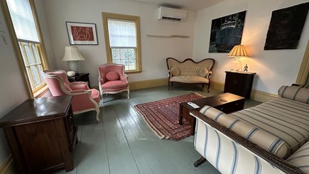 West Tisbury, Martha's Vineyar Martha's Vineyard vacation rental - Cozy living room with classic charm and natural light