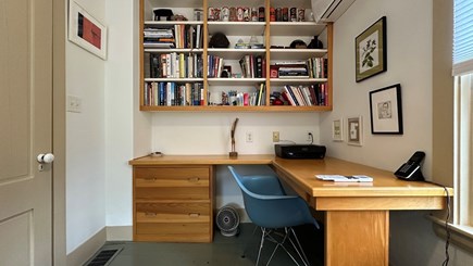 West Tisbury, Martha's Vineyar Martha's Vineyard vacation rental - Comfortable home office nook with ample natural light and storage