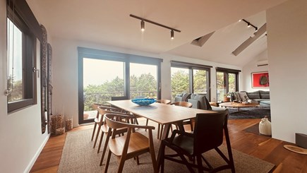 Katama-Edgartown, Edgartown (Katama), Martha's V Martha's Vineyard vacation rental - 8-person indoor dining area with views of the outside.