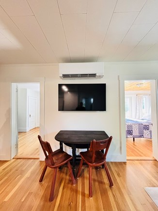 Oak Bluffs, Steps to downtown OB Martha's Vineyard vacation rental - TV & table, opens to seat 6
