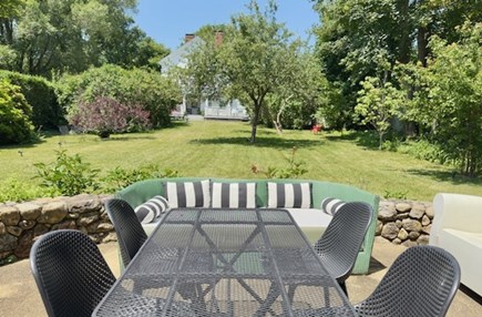 Vineyard Haven, Martha's Viney Martha's Vineyard vacation rental - View of the green lawn that connects the main house.