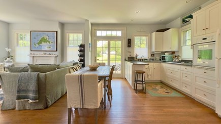 Vineyard Haven, Martha's Viney Martha's Vineyard vacation rental - View of the large shared living area with kitchen and dining,