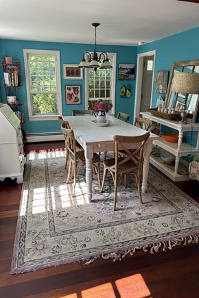 Oak Bluffs Martha's Vineyard vacation rental - Sunlit dining room adorned with artwork