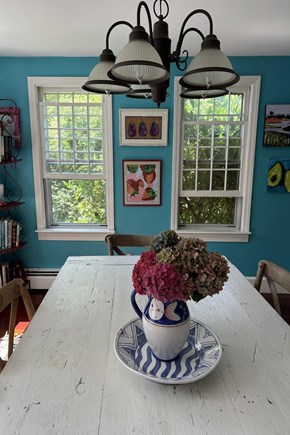 Oak Bluffs Martha's Vineyard vacation rental - Farmhouse appeal dining for 6