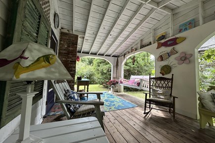 Oak Bluffs Martha's Vineyard vacation rental - The showstopper! You will never want to leave<br/>this porch,