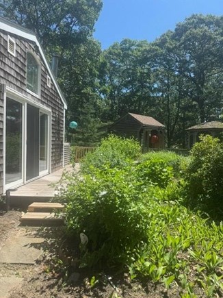 Vineyard Haven Martha's Vineyard vacation rental - Back yard view