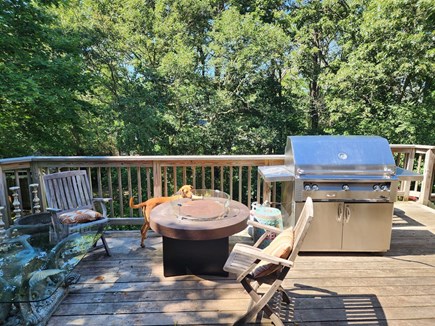 Vineyard Haven Martha's Vineyard vacation rental - Back deck grill.