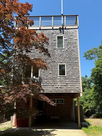 Aquinnah Martha's Vineyard vacation rental - Three levels PLUS a roof deck with views of Vineyard Sound.
