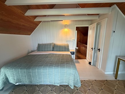 Oak Bluffs, Ocean Park Renovated Home Martha's Vineyard vacation rental - King bed with a view.