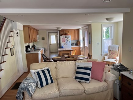 Oak Bluffs, Gingerbread Cottage MVCMA Martha's Vineyard vacation rental - Livingroom and Kitchen