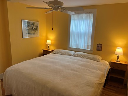 Oak Bluffs, Gingerbread Cottage MVCMA Martha's Vineyard vacation rental - King ground floor bedroom with full bath