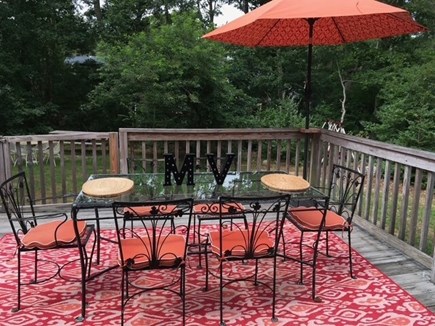 Oak Bluffs Martha's Vineyard vacation rental - Backyard deck