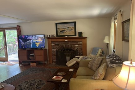 Oak Bluffs Martha's Vineyard vacation rental - Open floor plan with comfy seating and TV