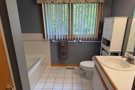 Oak Bluffs Martha's Vineyard vacation rental - Primary bath with tub and shower