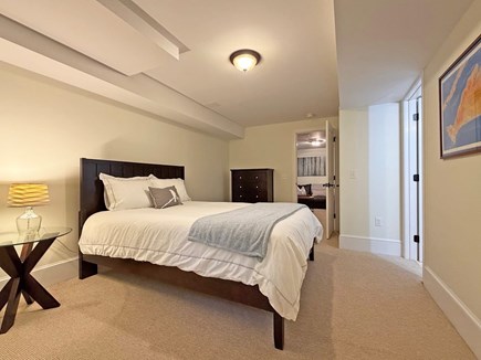 Oak Bluffs Martha's Vineyard vacation rental - Lower Level Queen Bedroom with En-suite Bathroom