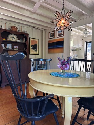 Oak Bluffs Martha's Vineyard vacation rental - Dining room into kitchen. Extra leaves for table if needed.