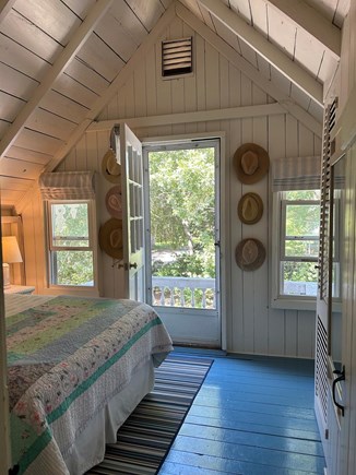 Oak Bluffs Martha's Vineyard vacation rental - Queen bedroom with second floor porch.
