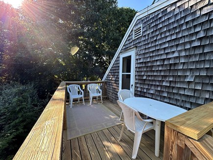 Oak Bluffs Arts District Martha's Vineyard vacation rental - Exterior deck with private view