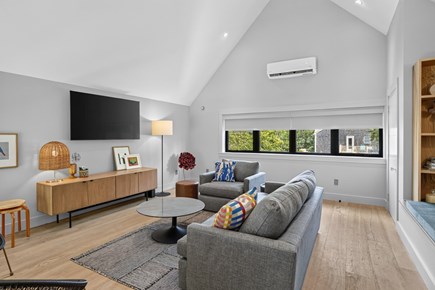 Oak Bluffs Martha's Vineyard vacation rental - Second floor living room. Sofa is a queen sleeper