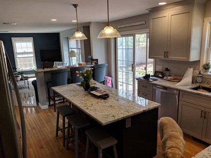 Vineyard Haven Martha's Vineyard vacation rental - Kitchen (old floors) now new hardwood throughout 1st floor