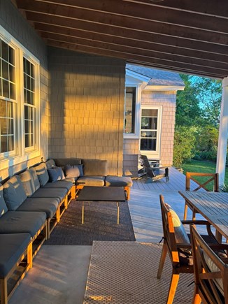 Oak Bluffs Martha's Vineyard vacation rental - Covered porch sectional