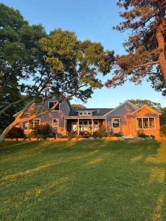 Oak Bluffs Martha's Vineyard vacation rental - Looking at the house from the top of the beach stairs