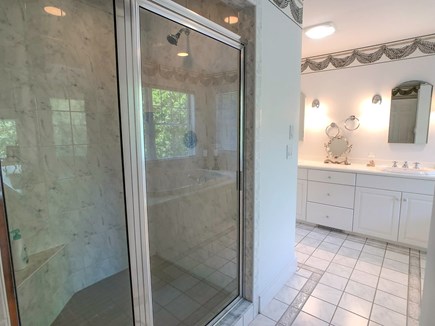 West Tisbury Martha's Vineyard vacation rental - BR2 Queen En Suite with Shower Stall and Tub, Second Floor
