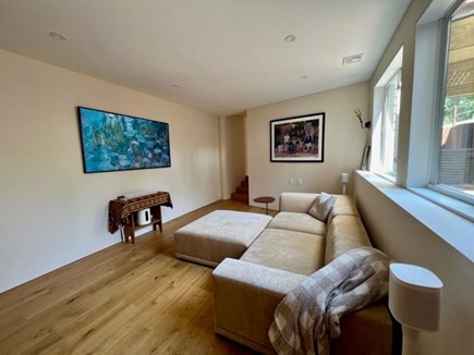 Aquinnah Martha's Vineyard vacation rental - Lower level living room