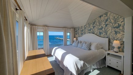 Oak Bluffs Martha's Vineyard vacation rental - Primary bedroom w/king bed, sitting room and attached bathroom