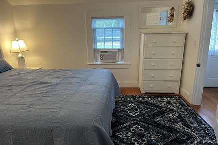 Vineyard Haven Martha's Vineyard vacation rental - Primary bed with dresser and closet for clothes