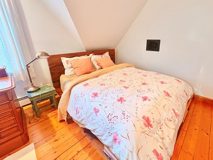 West Tisbury Martha's Vineyard vacation rental - Bedroom Upstairs Queen sized bed. View of pond