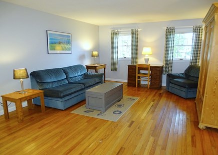 In town Edgartown!!! Martha's Vineyard vacation rental - Family room with TV, adjacent to full bath 