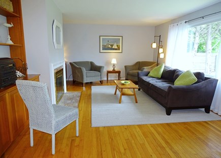 In town Edgartown!!! Martha's Vineyard vacation rental - Lovely living room with bay window